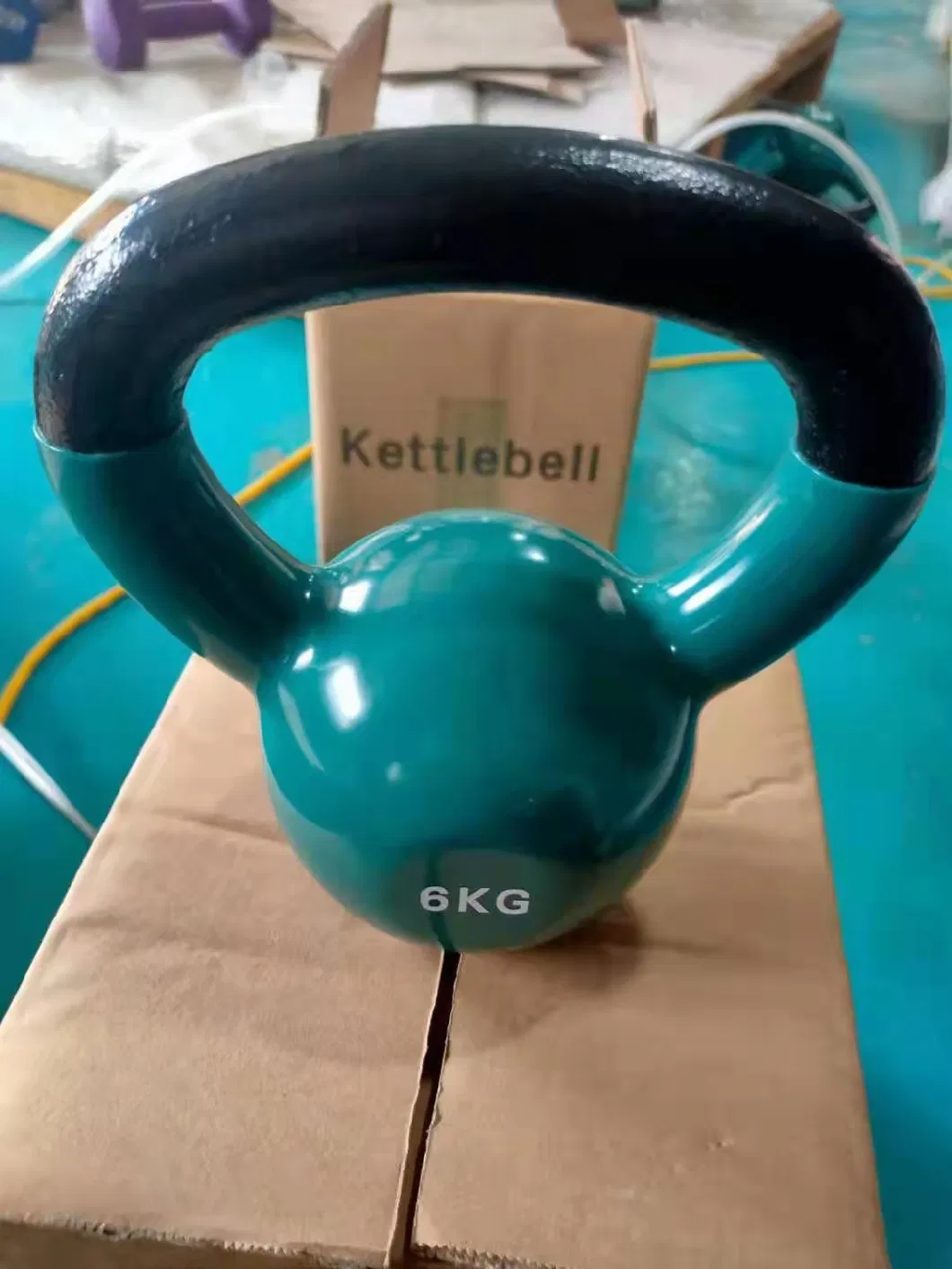Body Fit Gym Accessory Neoprene Coated Kettle Bell for Gym Equipment