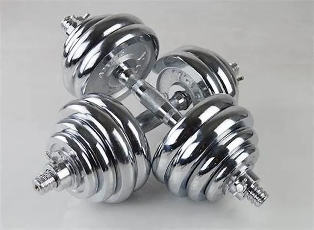 Gym Equipment Free Weight Adjustable Electroplating Dumbbell