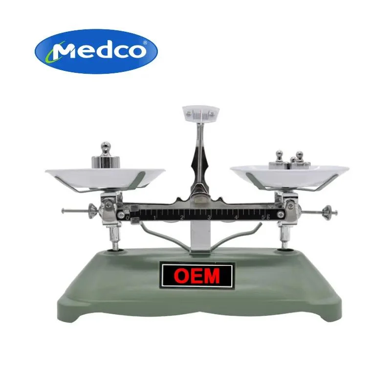 Laboratory Physical Balance Scale Mechanical Balance Scale Weight to Send Medicine Tray