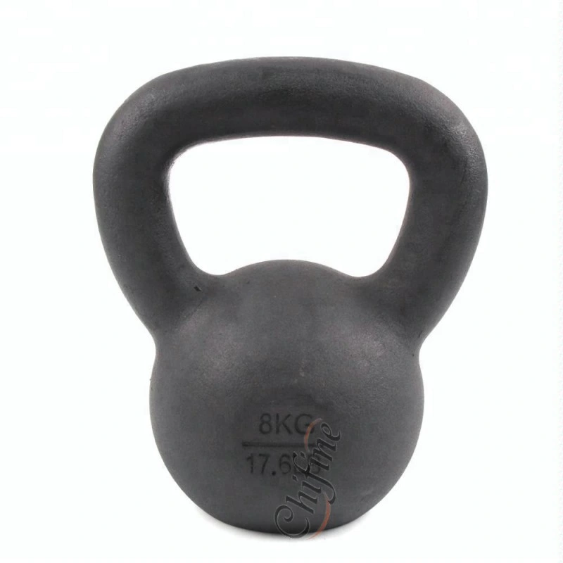 Cast Iron Kettlebell with Steel Handle