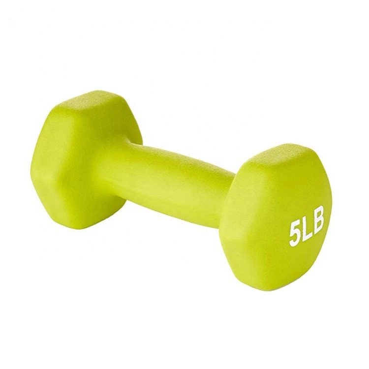 Colorful Weight Lifting Custom Neoprene Kit Exercise Equipment Lady Dumbbell