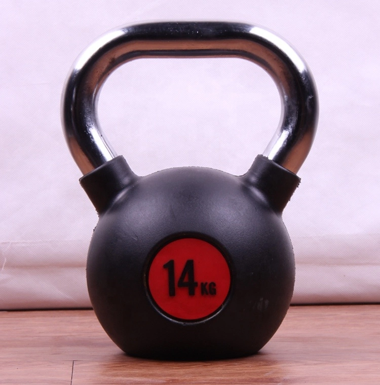China Hot Sale Rubber Coated Kettlebell Competition Kettlebell