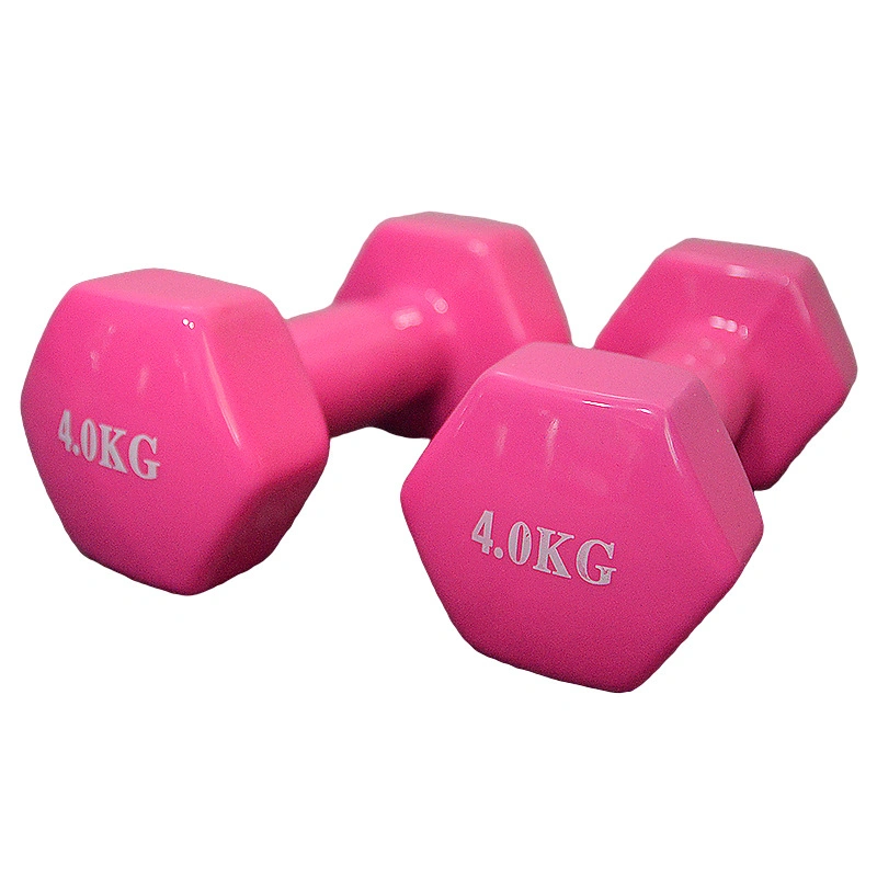 Gym Weightlifting Vinyl Hex Dumbbell Lady Dumbbell