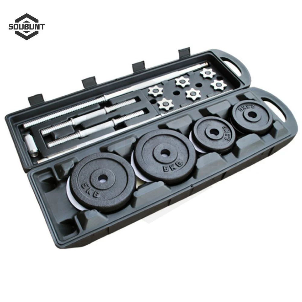 Baked Paint Dumbbell Plate Set Cast Iron Dumbbell