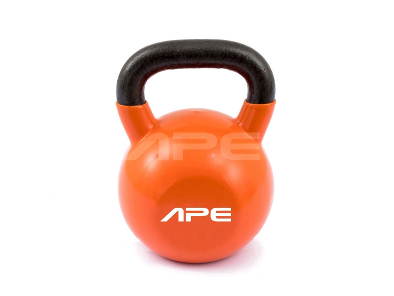 Adjustable Soft Competition Coated Gym Strength Cast Iron Colorful Vinyl Kettlebell