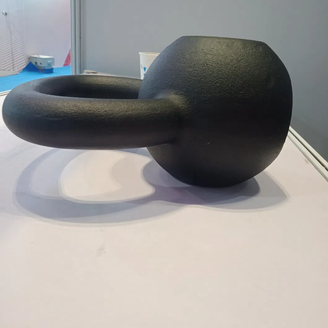 Training Fitness Gym Strength Vinyl Coated Competition Kettlebells Cast Iron Custom Logo Kettlebells with Grip
