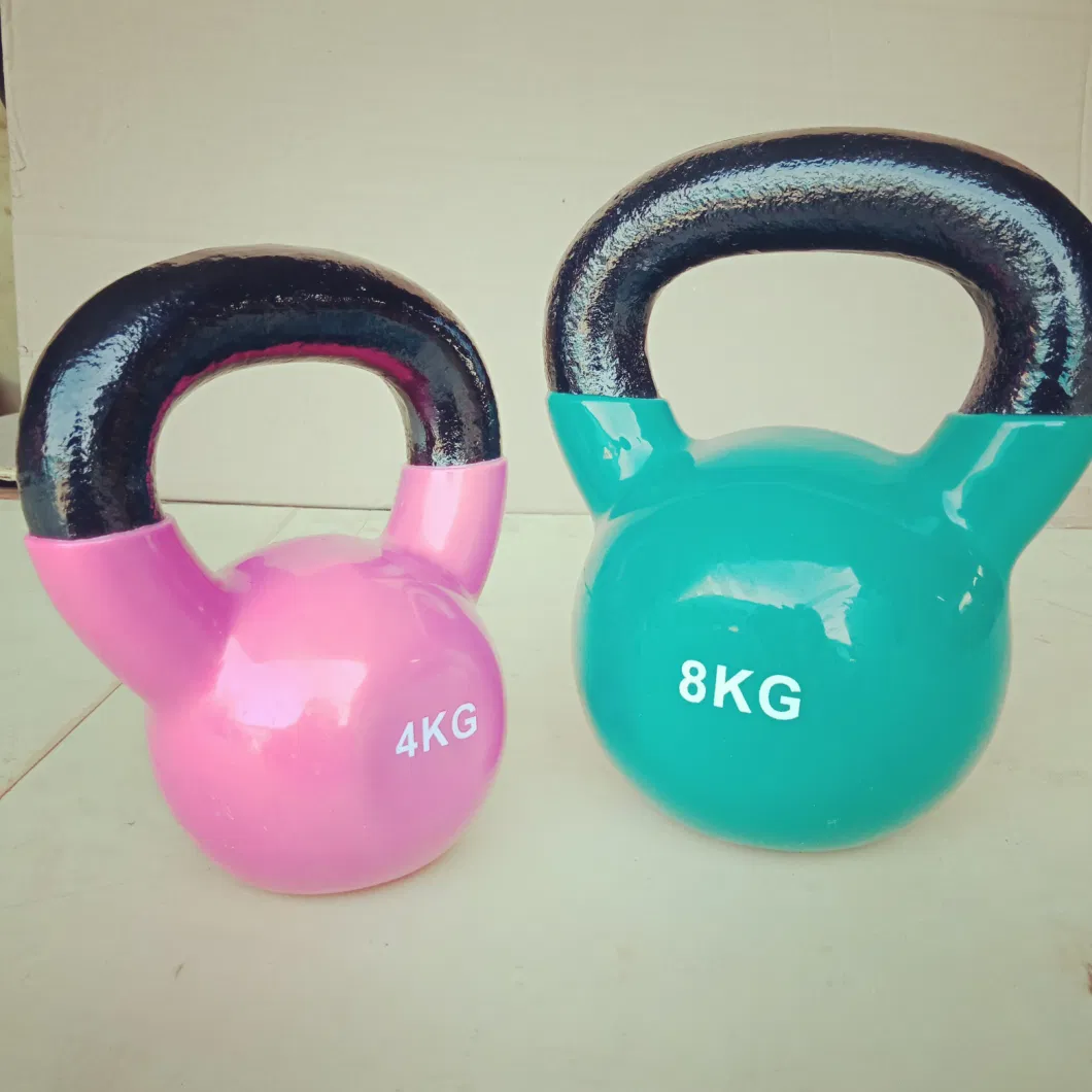 Rizhao Cast Iron Vinyl Dipping Kettlebell