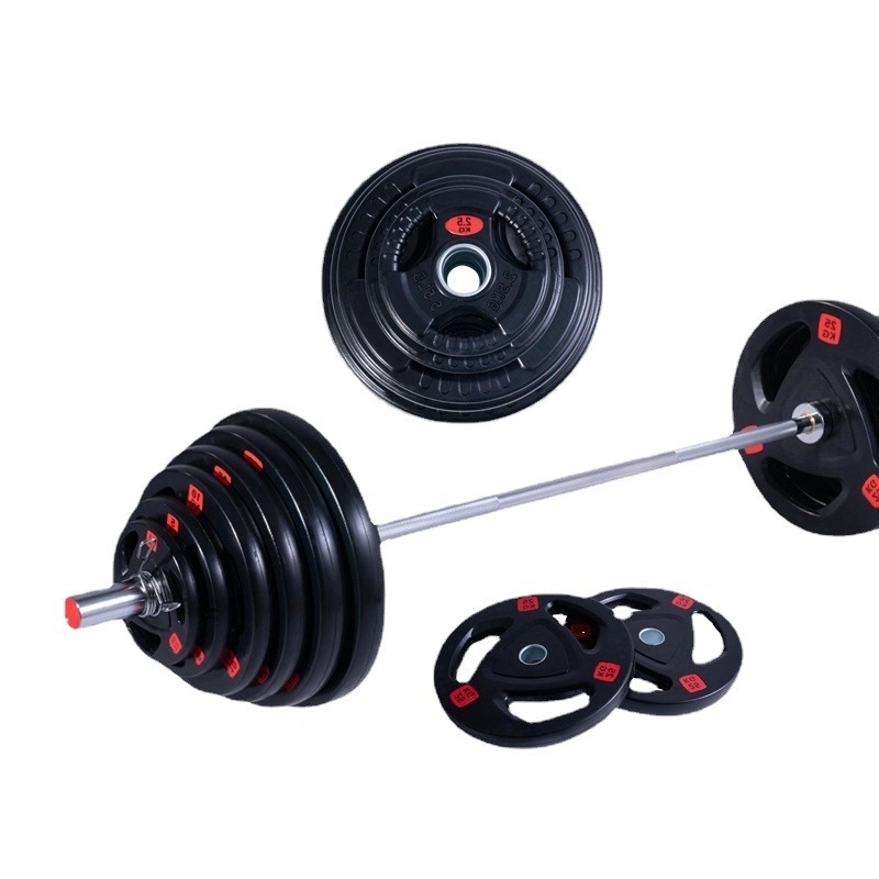 Rubber-Coated Weight Plate for Gym Equipment