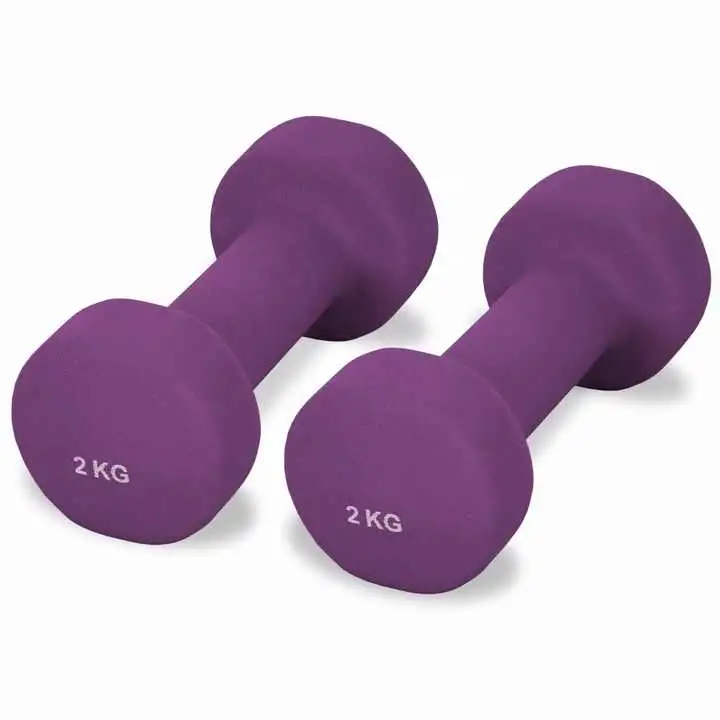 Gym Equipment Colorful Neoprene Dumbbells for Fitness