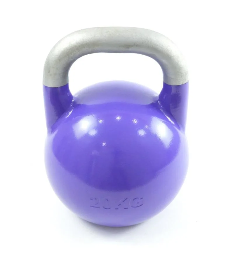 Rubber Coated Adjustable Custom Logo Colors Competition Kettlebell