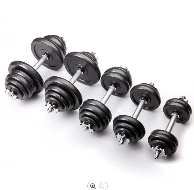 Hot Sale Electroplating Steel Chromed Dumbbell Adjustable Dumbbells Fitness Gym Dumbell Set Chromed Dumbbell Set