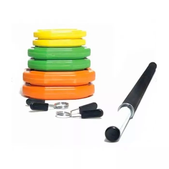 Wholesaler High Quality Fitness Weight Lifting Aerobic Pump Set 20kg Barbell Set