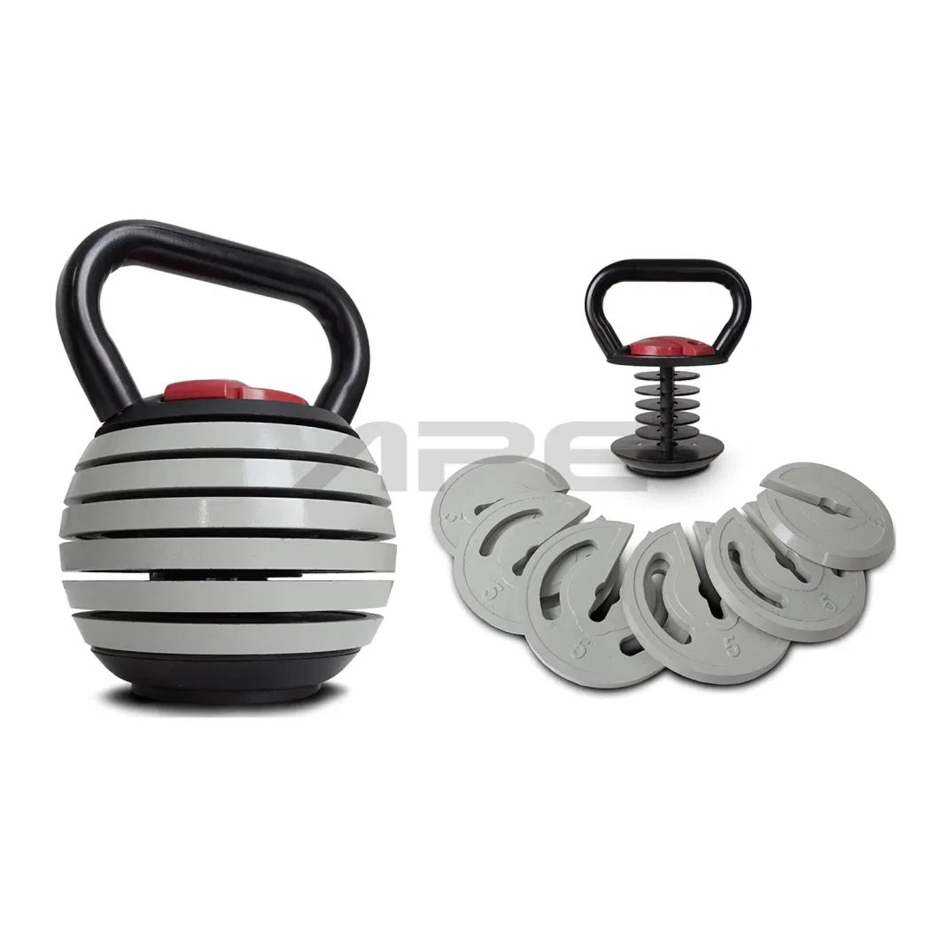 Ape Adjustable Steel Kettlebells 20lb 40lb Weight Set Exercise Kettlebell