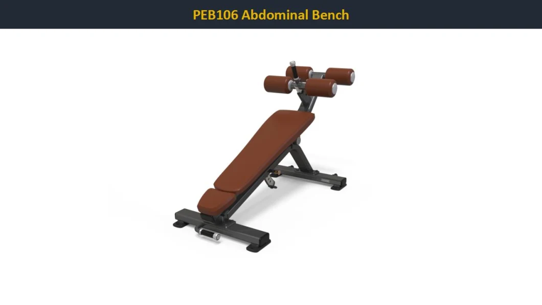 Sunsforce Peb106 Professional Exercise Power Bench Fitness Equipment Commercial Strength Gym Chair Abdominal Bench