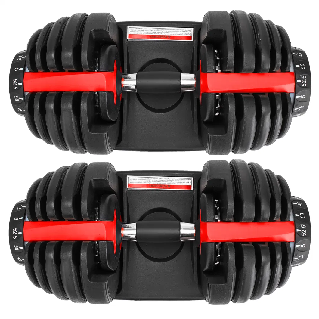 Unisex Household Gymnasium Home Gym Test 40 Kg Adjustable Dumbbells Weights