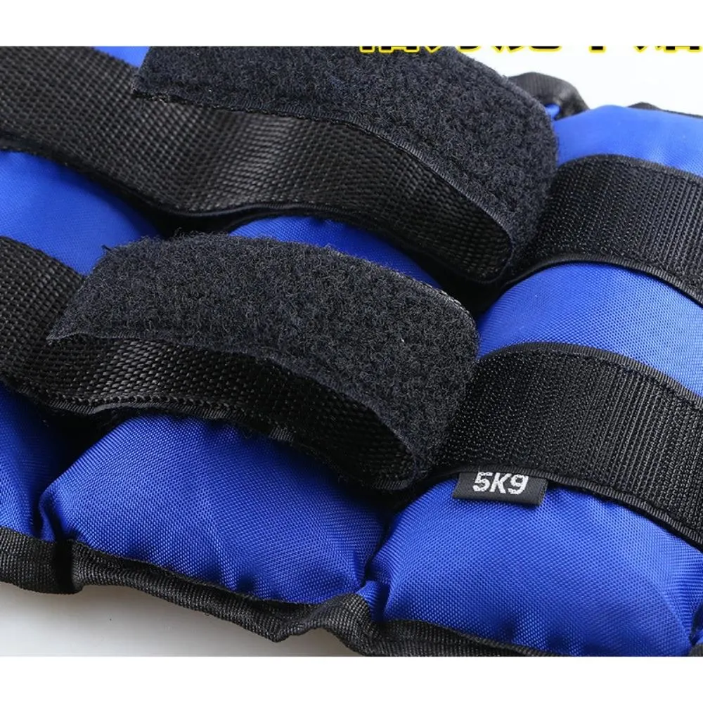 High-Quality Adjustable Pair Leg Ankle Wrist Iron Sand Bag Pair 5kg Lose Weight Sandbag Neoprene Fitness Ankle Sandbag Wyz20534