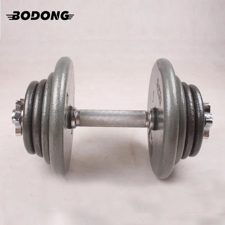 Power Weight Lifting Training Gym Equipment Rubber 10kg Dumbbell Sets