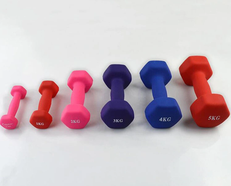 Home Exercise Neoprene Dumbbell with Different Color Body Workout