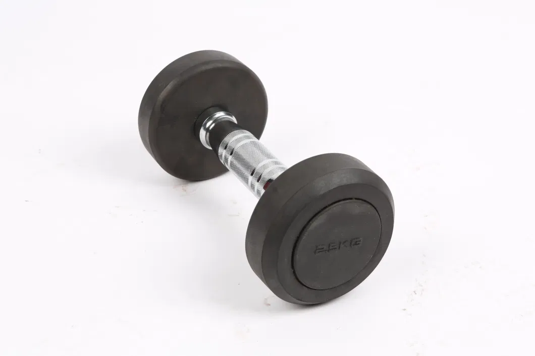 Rubber Coated Dumbbell for Home Gym Exercise Equipment
