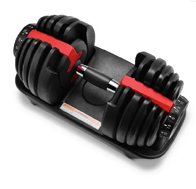 in Stock 24kg 52.5lb Fitness Equipment Gym Weights Set Adjustable Dumbbell for Body Building Custom Dumbbell Adjustable