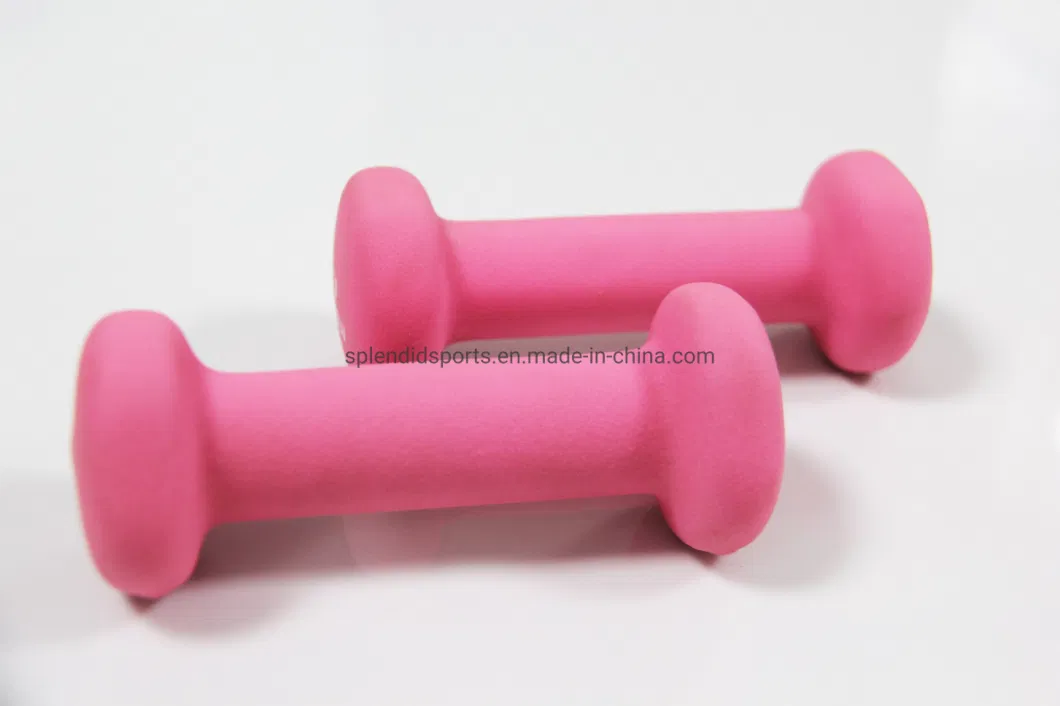 Fitness Weights Gym Equipiment Fitness Dumbbells Set Gym Equipment Dumbbell Set Cast Weight Lifting Pink Iron Neoprene Dumbbell