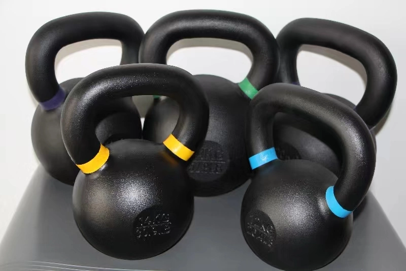Gym Fitness Equipment Weight Lifting Training Cast Iron Powder Coated Kettlebell