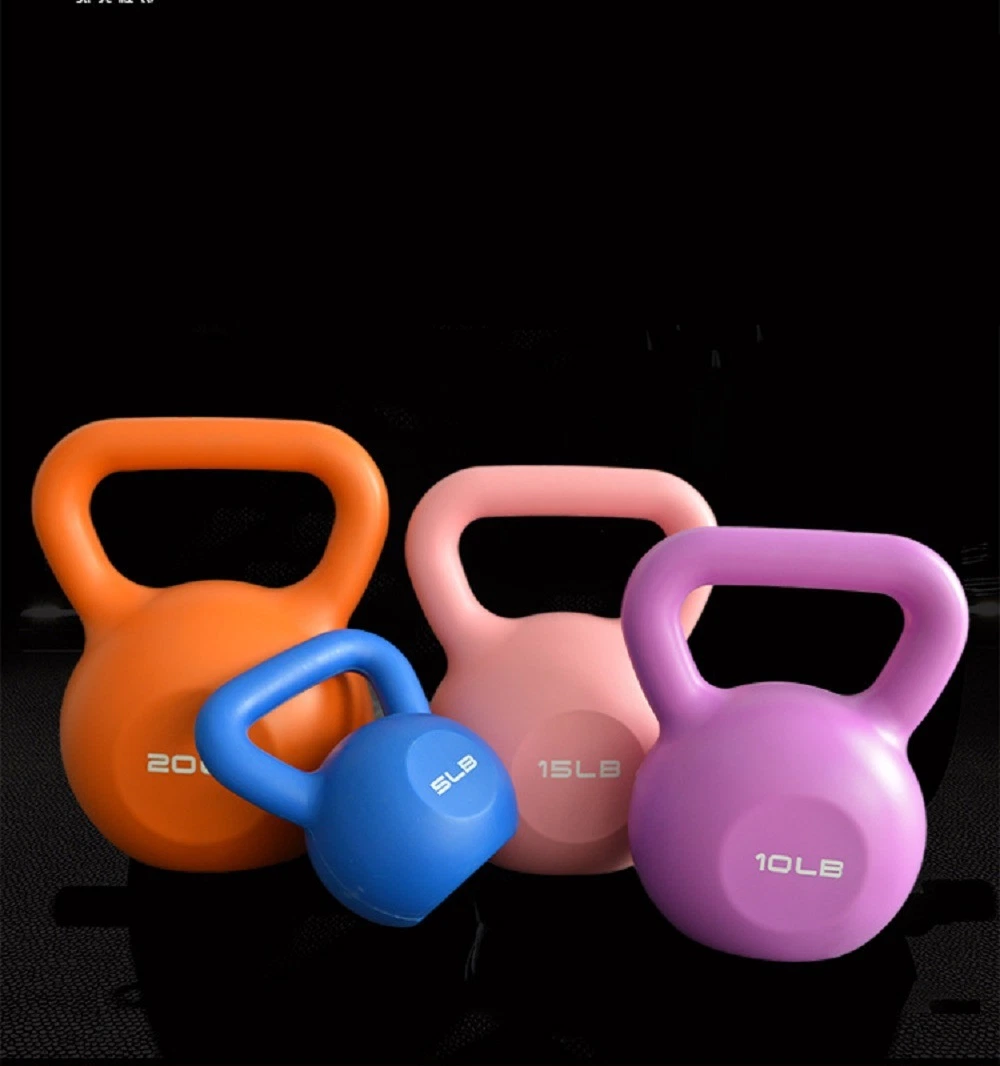 Kettlebell Weight Cast Iron with Painted Surface and Wide Textured Grip Bl18356