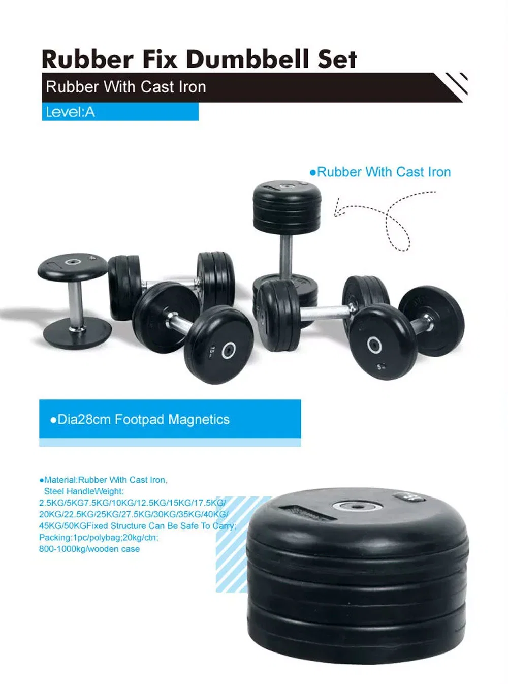 PRO-Style Dumbbells for Gym Sports Outdoor