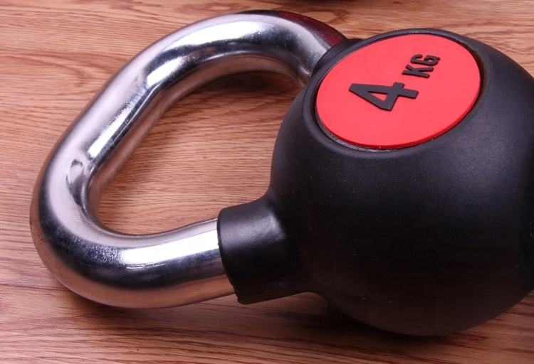 Hot Sale Gym Training Rubber Coated Competition Kettlebell