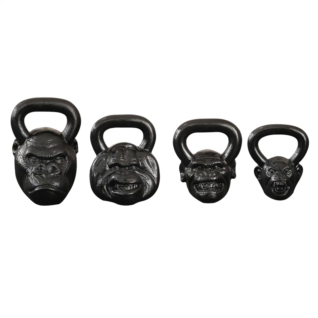 Hot Sales Commercial Gym Equipment Monkey Face Kettlebell Cast Iron Kettlebell for Home Training