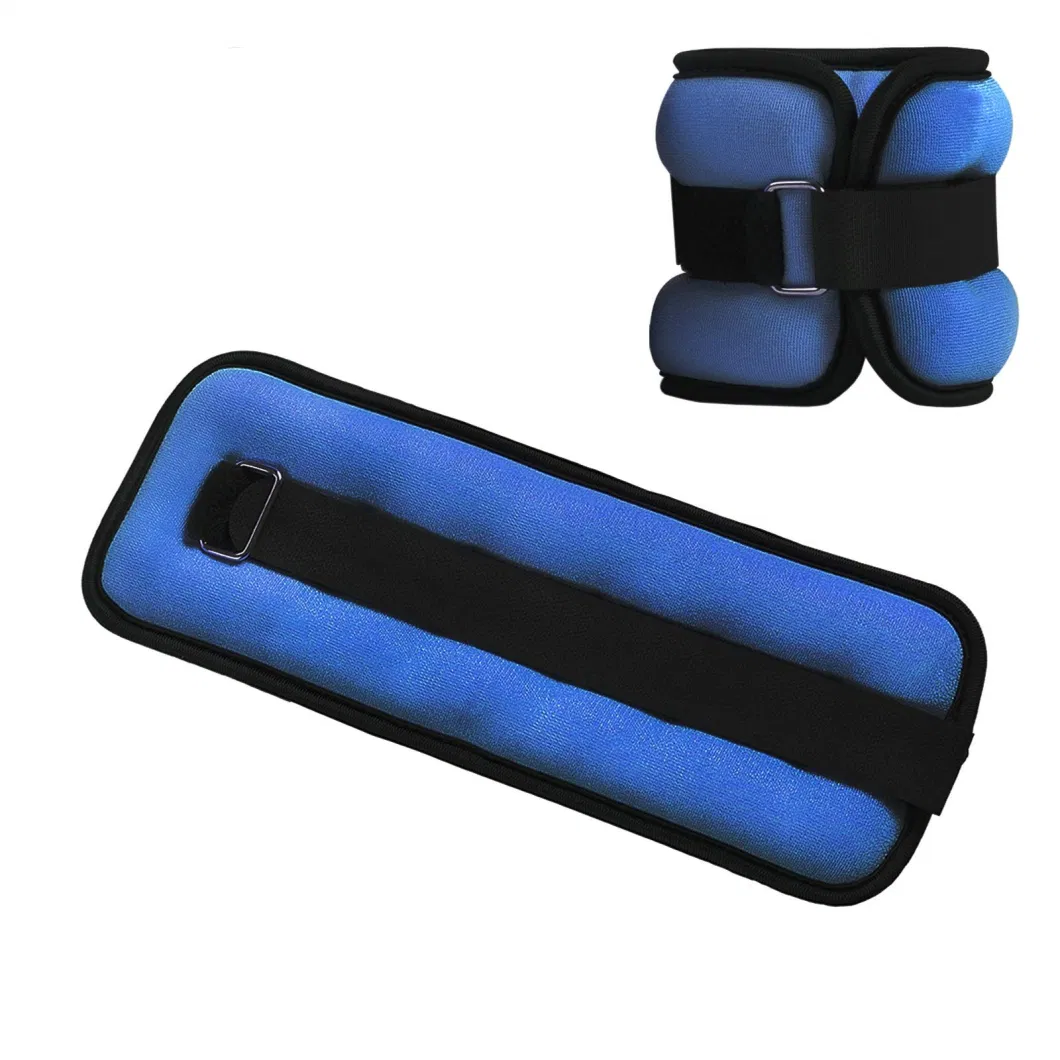 Custom Adjustable Ankle and Wrist Weights Leggings Sandbag Exercise Sports Strength Training Neoprene Sands Fabric Wrist Ankle Weights Leg Weights