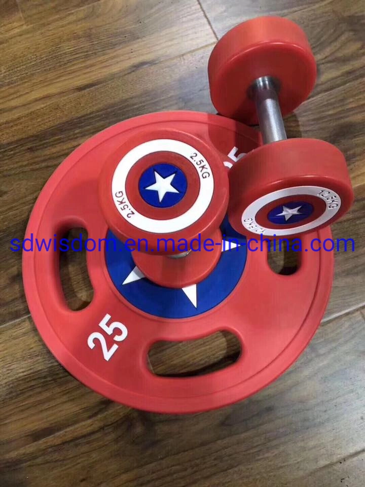 Home Dumbbell Us Captain Gym Accessory Fitness Equipment CPU or Rubber Dumbbell