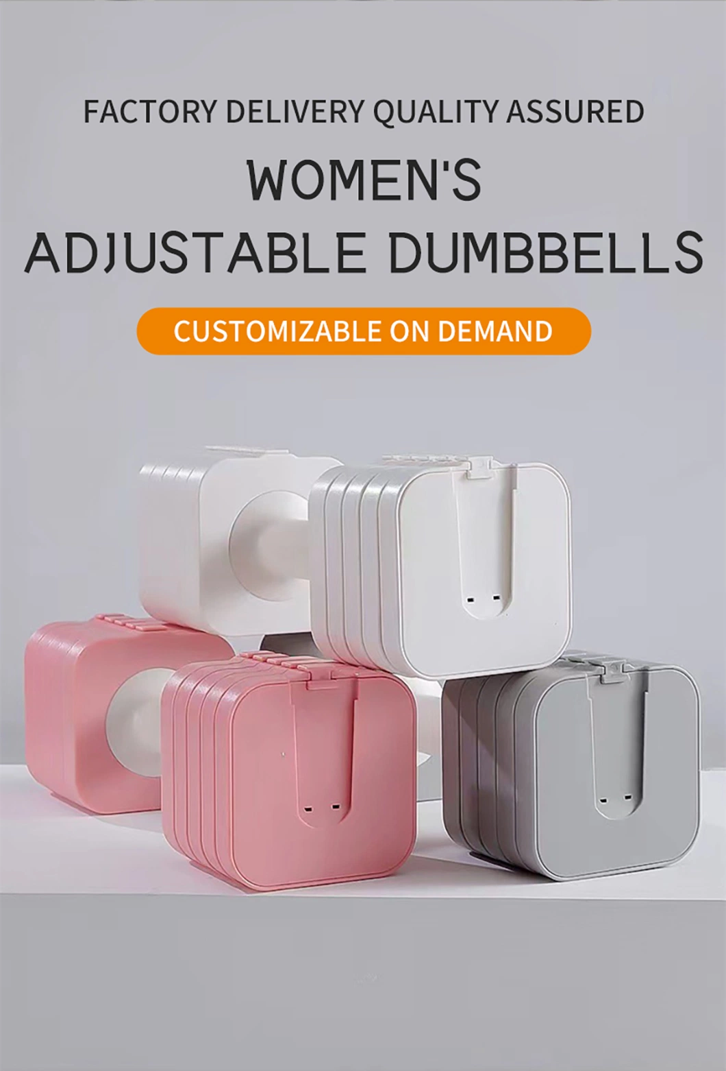 Sell Well Lady Adjustable Dumbbells Newest Design 1kg 2kg 3kg4kg 5kg Dumbbell Body Building Yoga Colored Adjustable Hex Dumbbells