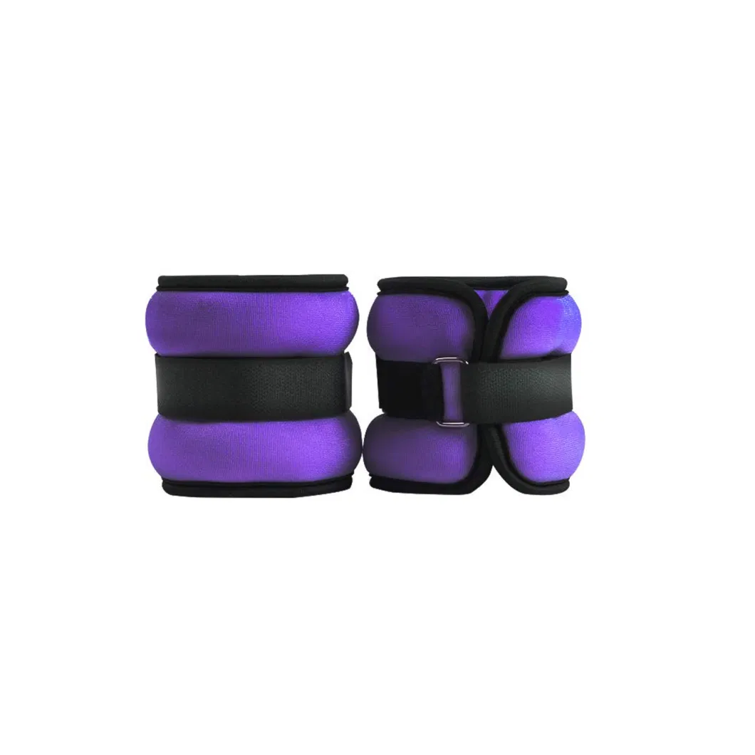 Custom Adjustable Ankle and Wrist Weights Leggings Sandbag Exercise Sports Strength Training Neoprene Sands Fabric Wrist Ankle Weights Leg Weights