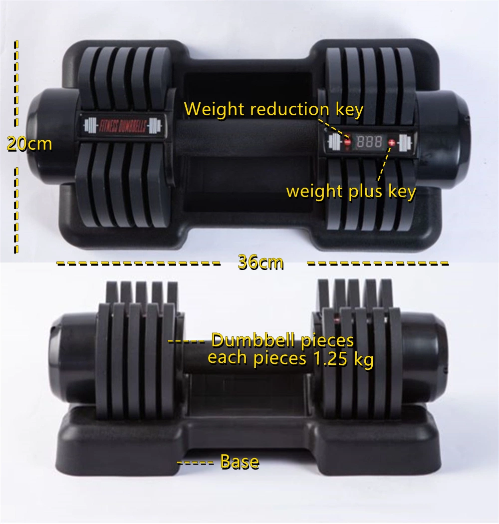 Cheap Cast Iron Multiple Weight Dumbell 15kg Adjustable Dumbbell Set