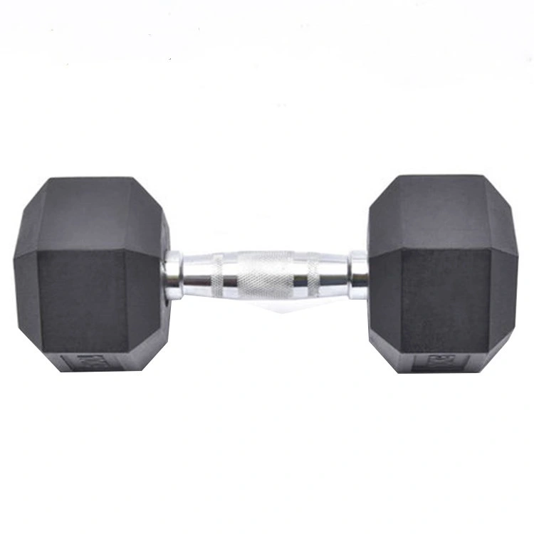 Gym Weights Rubber Hexagon Hex Dumbbells