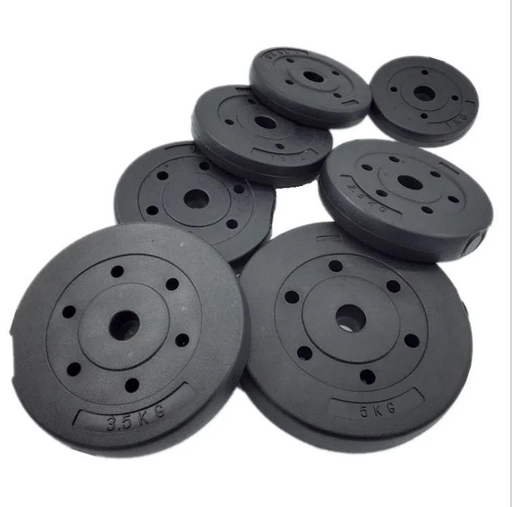 Wholesale Weight Bumper Weight Lifting Cement Coated Weight Plate Set