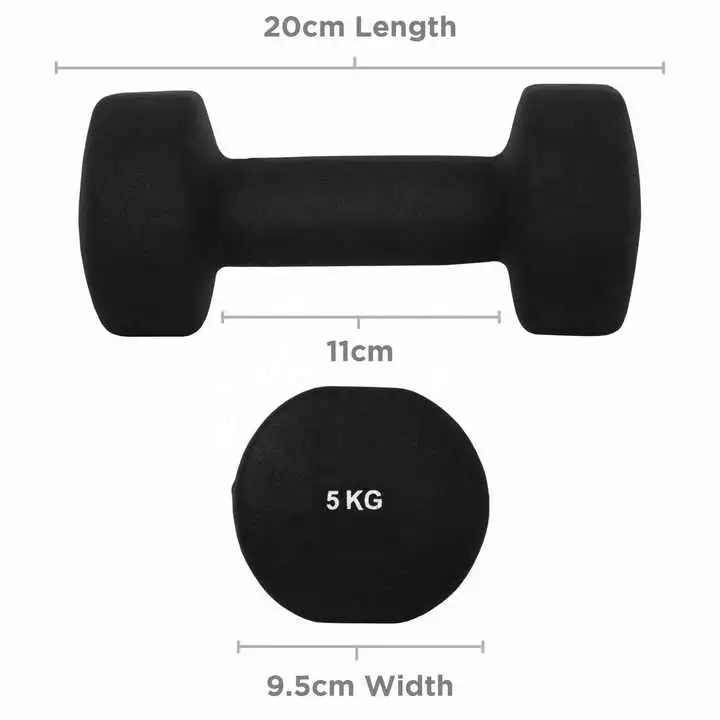 Gym Equipment Colorful Neoprene Dumbbell for Fitness Strength Training