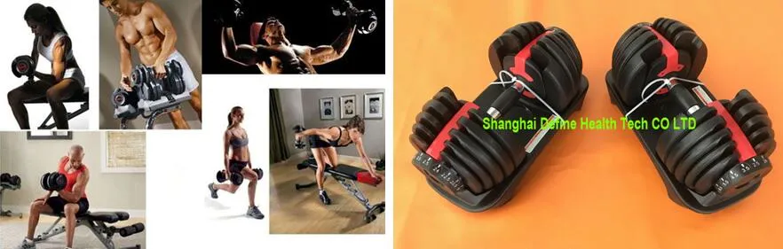 Free weight &amp; accessories,adjustable dumbbell &amp; racks,home fitness,Commercial Adjustable Dumbbell-DHD-018