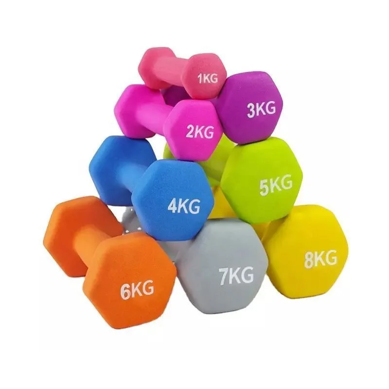 Ladies Neoprene Dumbbells Weightlifting Fitness