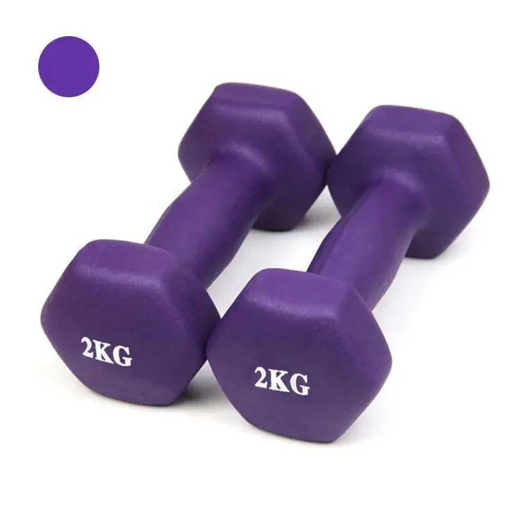 Round Head PE Plastic Sand Filling Fitness Equipment Barbells Small Children Weight Dumbbells Barbells