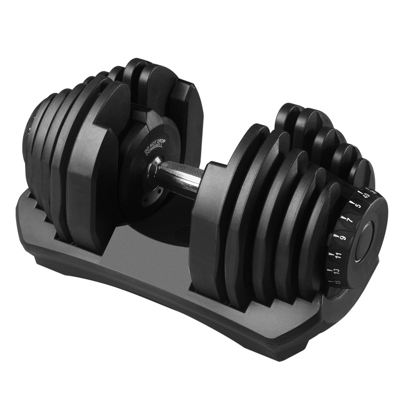 Factory Wholesale Fitness Gym Home Adjustable Dumbbell 9 Level 40kg 90lb