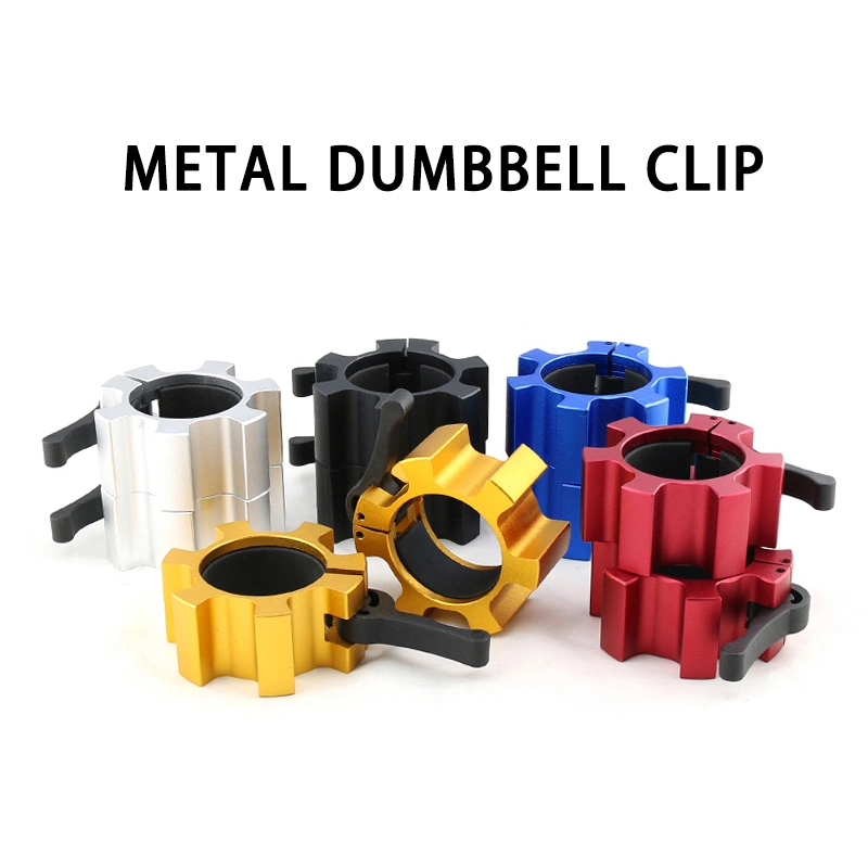 25/50mm Spinlock Collars Barbell Collar Lock Dumbell Clips Barbell Clamps Weight Lifting Bar Gym Dumbbell Fitness Body Building