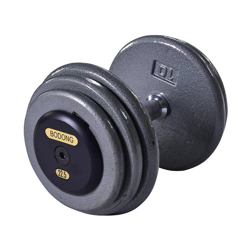 Gym Fitness Body Building Factory Wholesale Price Manufacture Weight Lifting Gym Equipment Strength Power Training Gym Dumbbell Hex Rubber Dumbbells