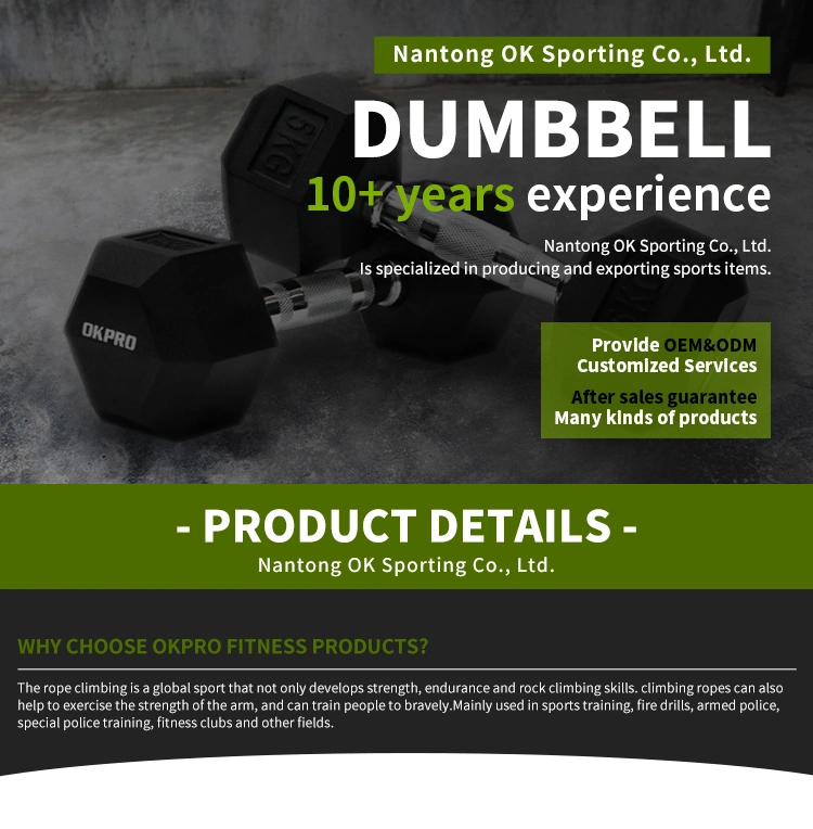 Gym Equipiment Custom Wholesale Buy Cheap Dumbbells Set Black Online Free Weights Fitness Equipment Hex Dumbbell