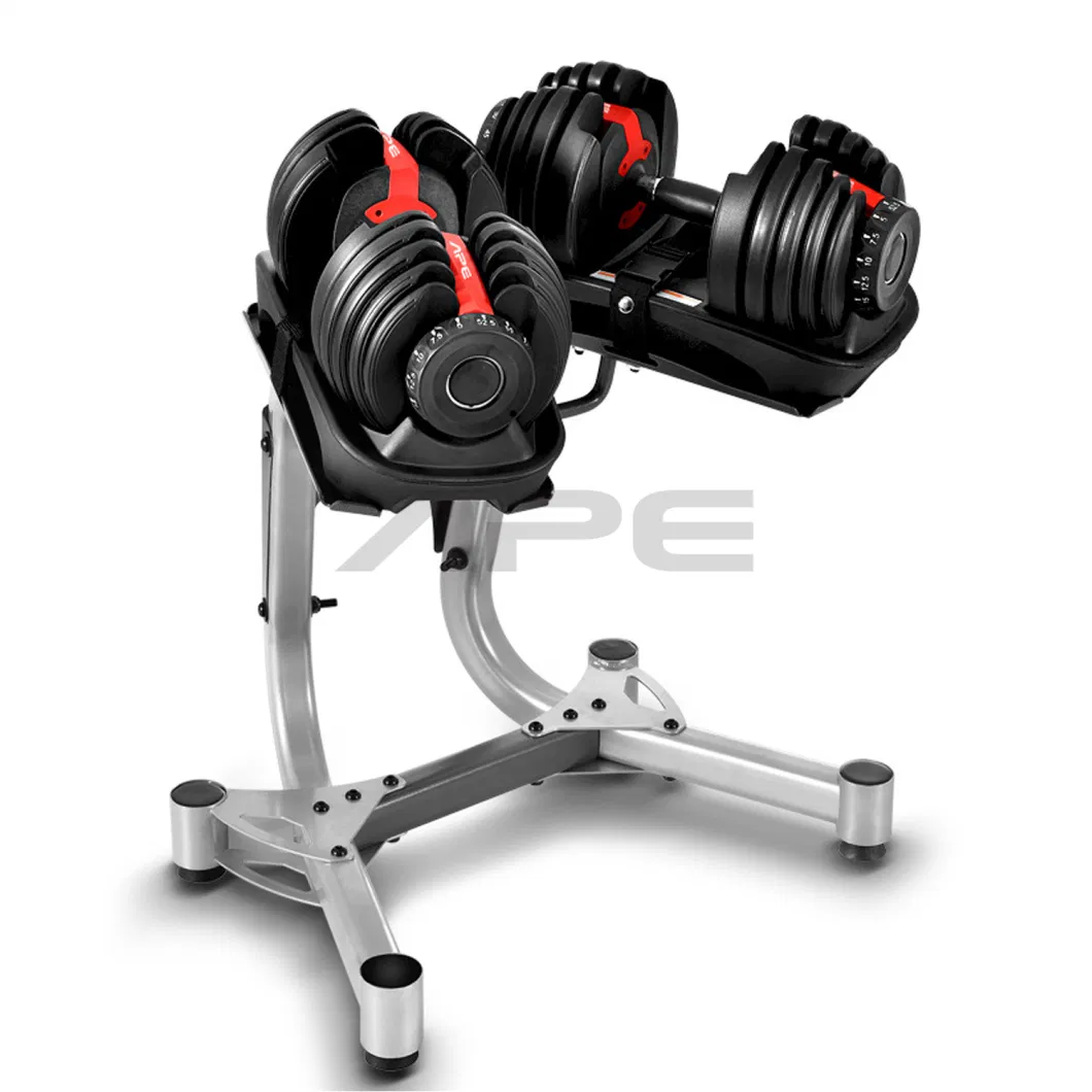 Hot Selling Multi Weight Dumbbells 24kg 52.5lb Adjustable Dumbbell Set