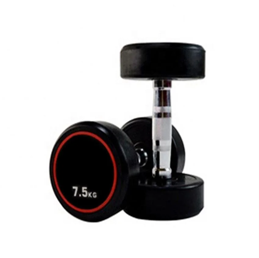 Gym Equipment Exercise Body Building Vinyl Ladies Coated Dumbbell Vinyl Dipping Dumbbell PVC Coated Dumbbell