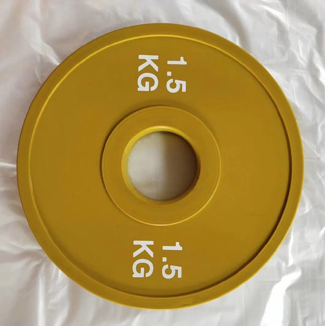 Hot Selling Rubber Bumper Fractional Plate to Change Weight