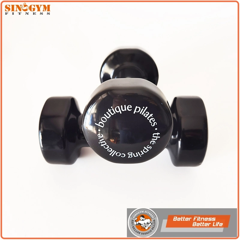 Color Vinyl Dipping Straight Handle Dumbbell