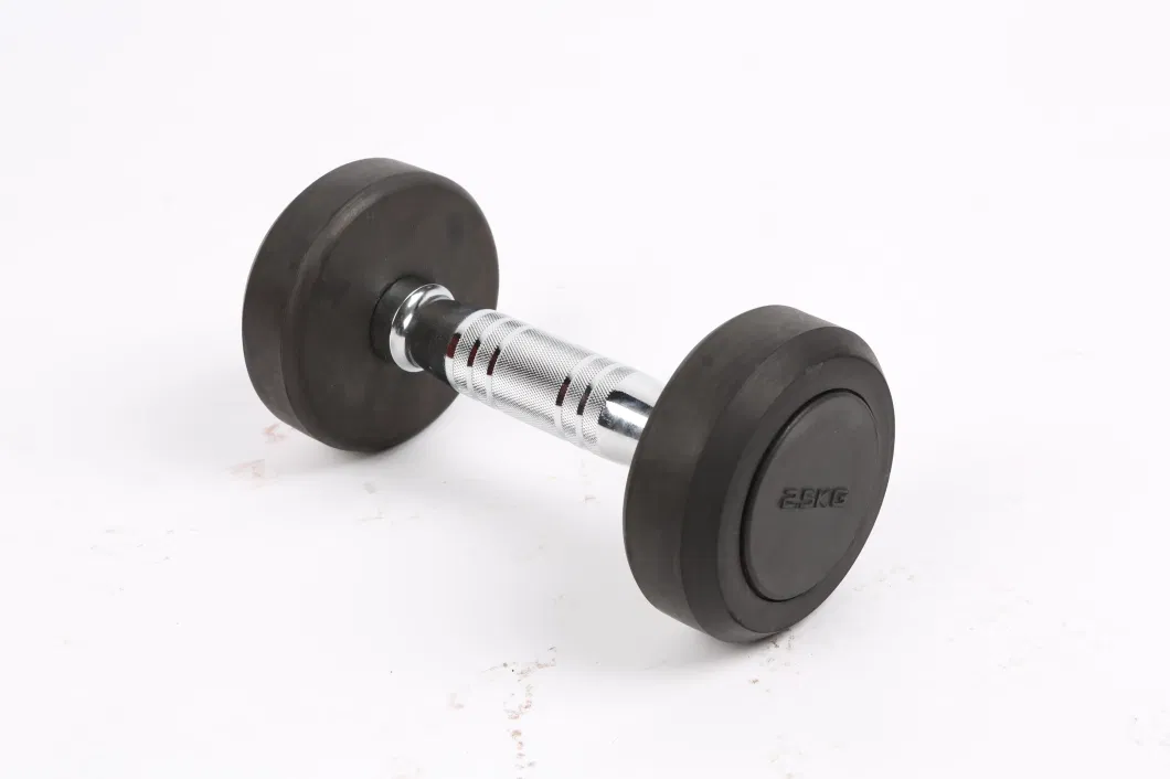 Rubber Coated Dumbbell for Home Gym Exercise Equipment